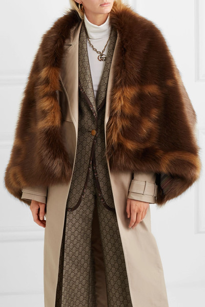 GUCCI Faux fur stole outlook