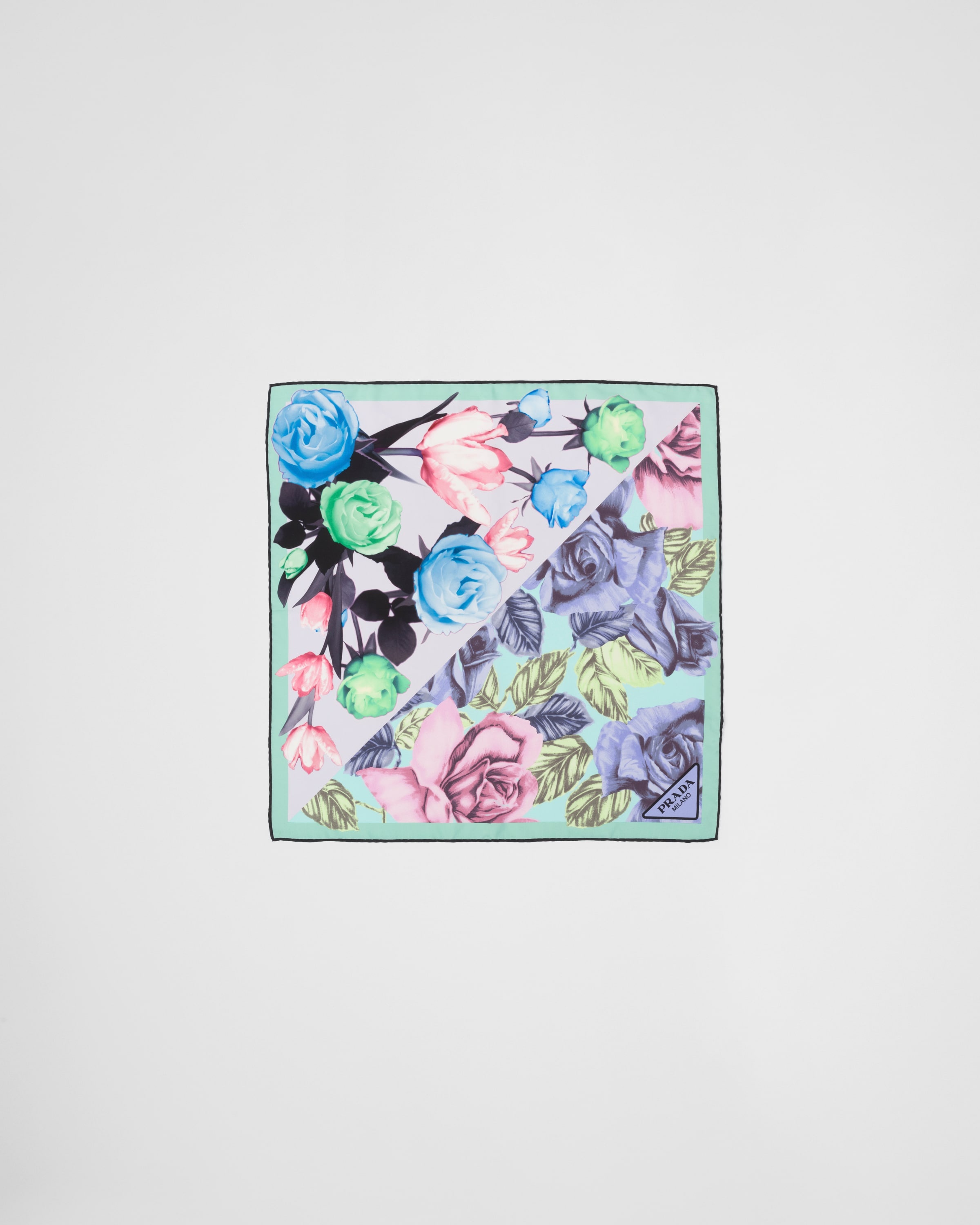 Printed twill scarf - 3