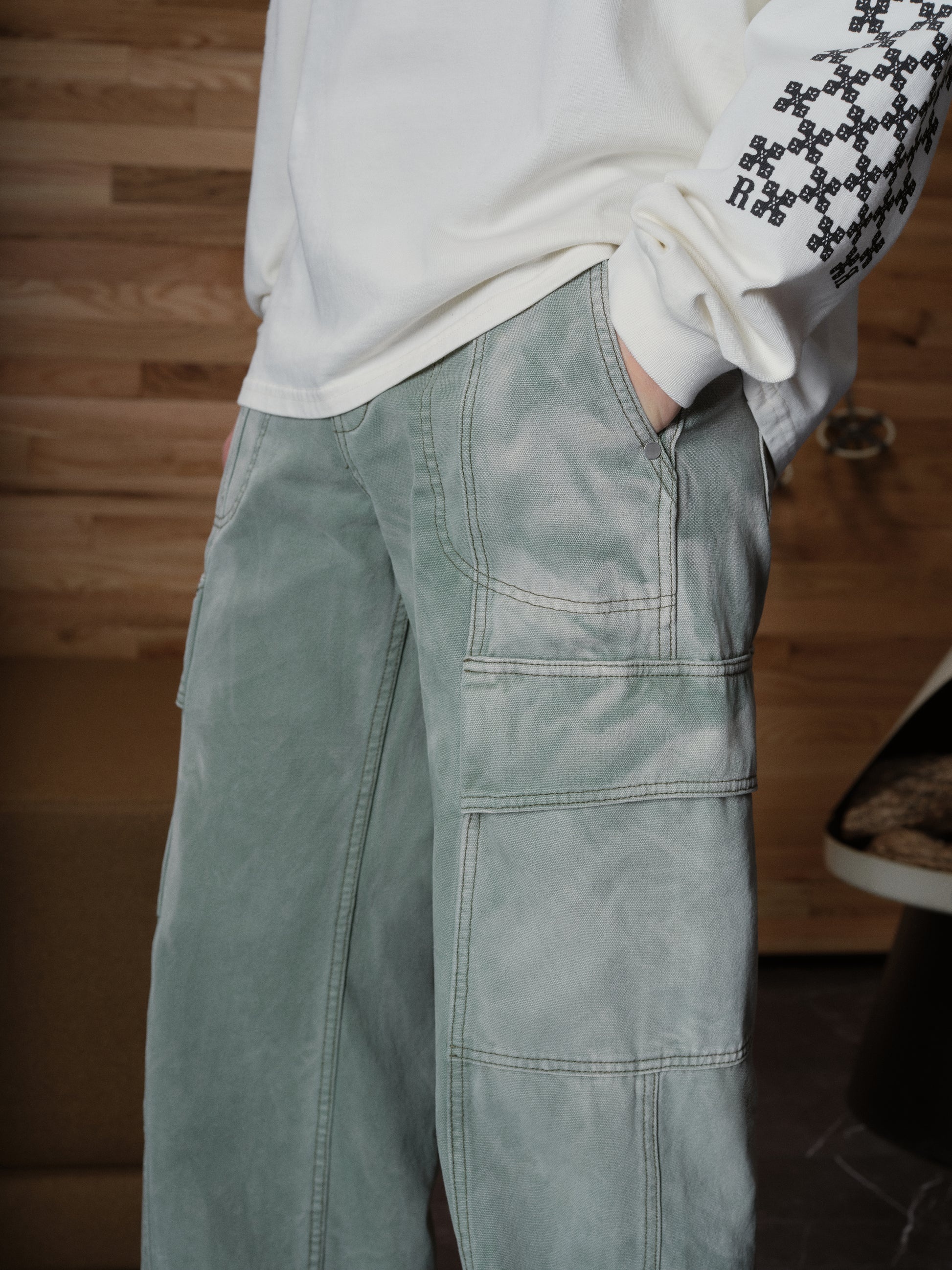 CANVAS CARGO PANT - 6