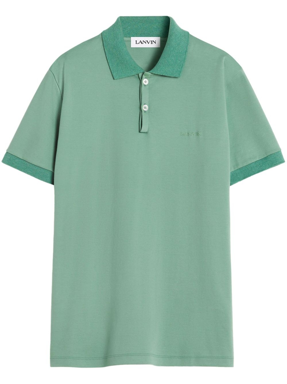 cotton polo shirt - 1