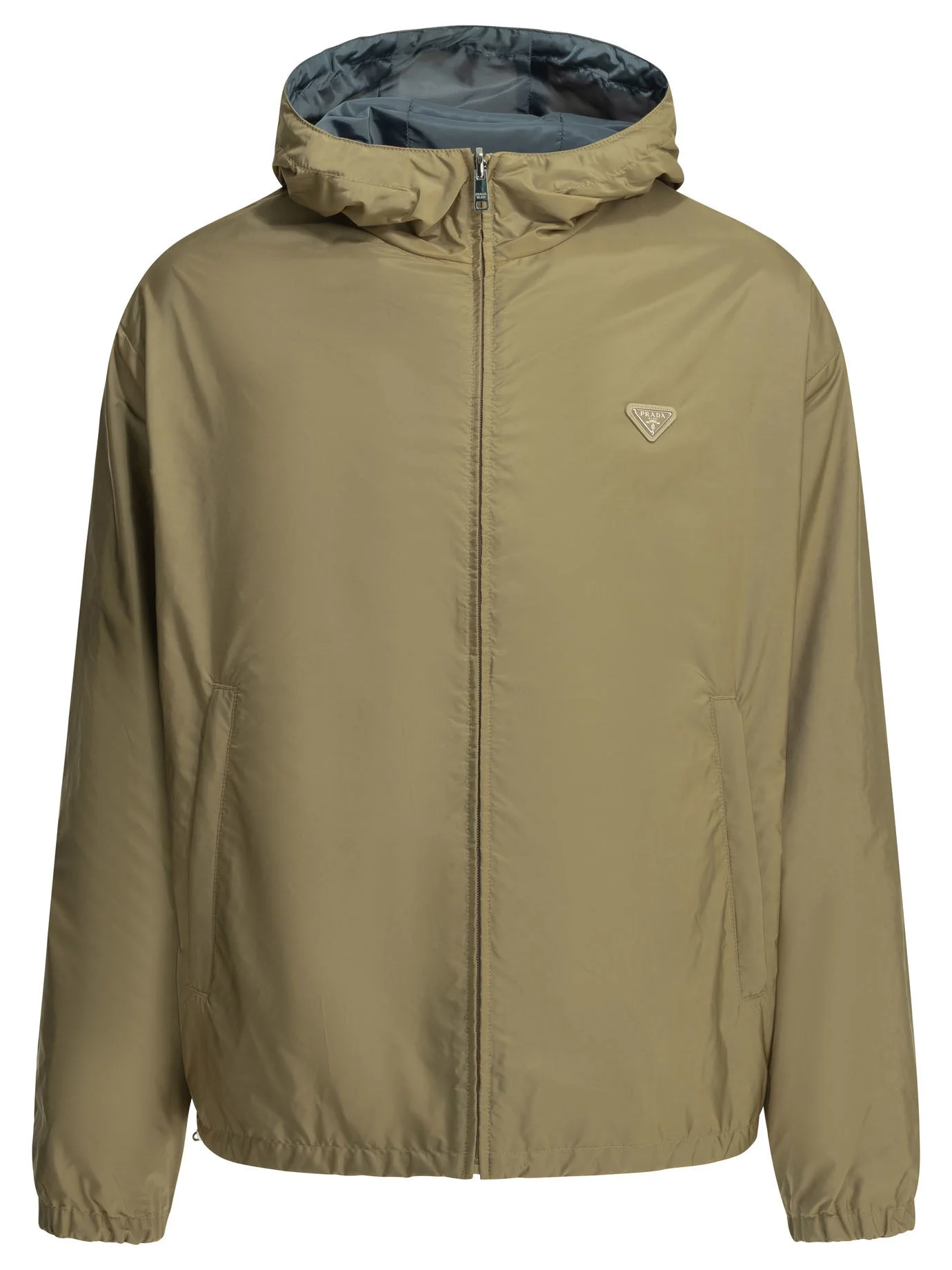 Prada Reversible Windbreaker Jacket Beige Men - 1