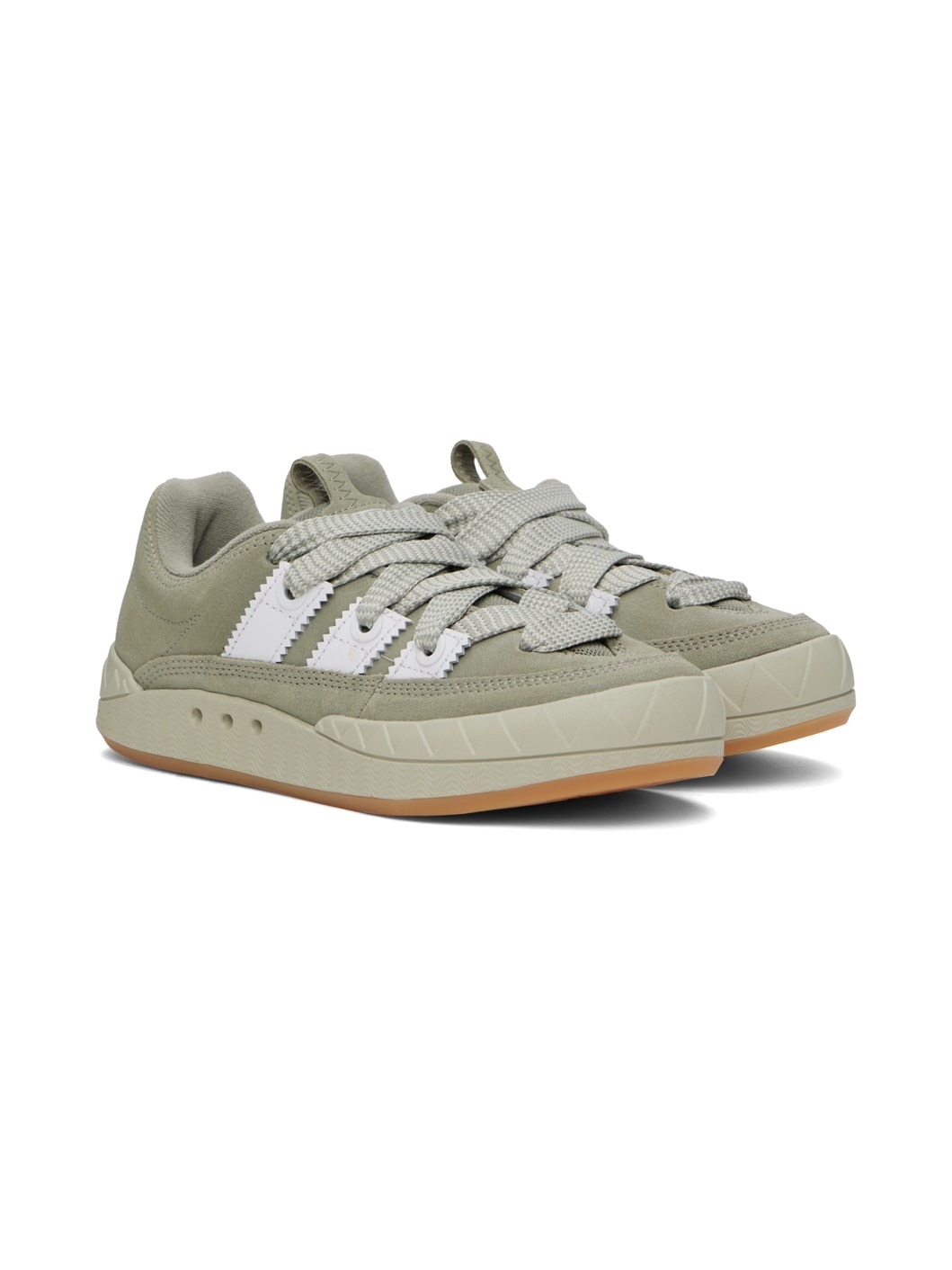 Gray Adimatic Sneakers - 4
