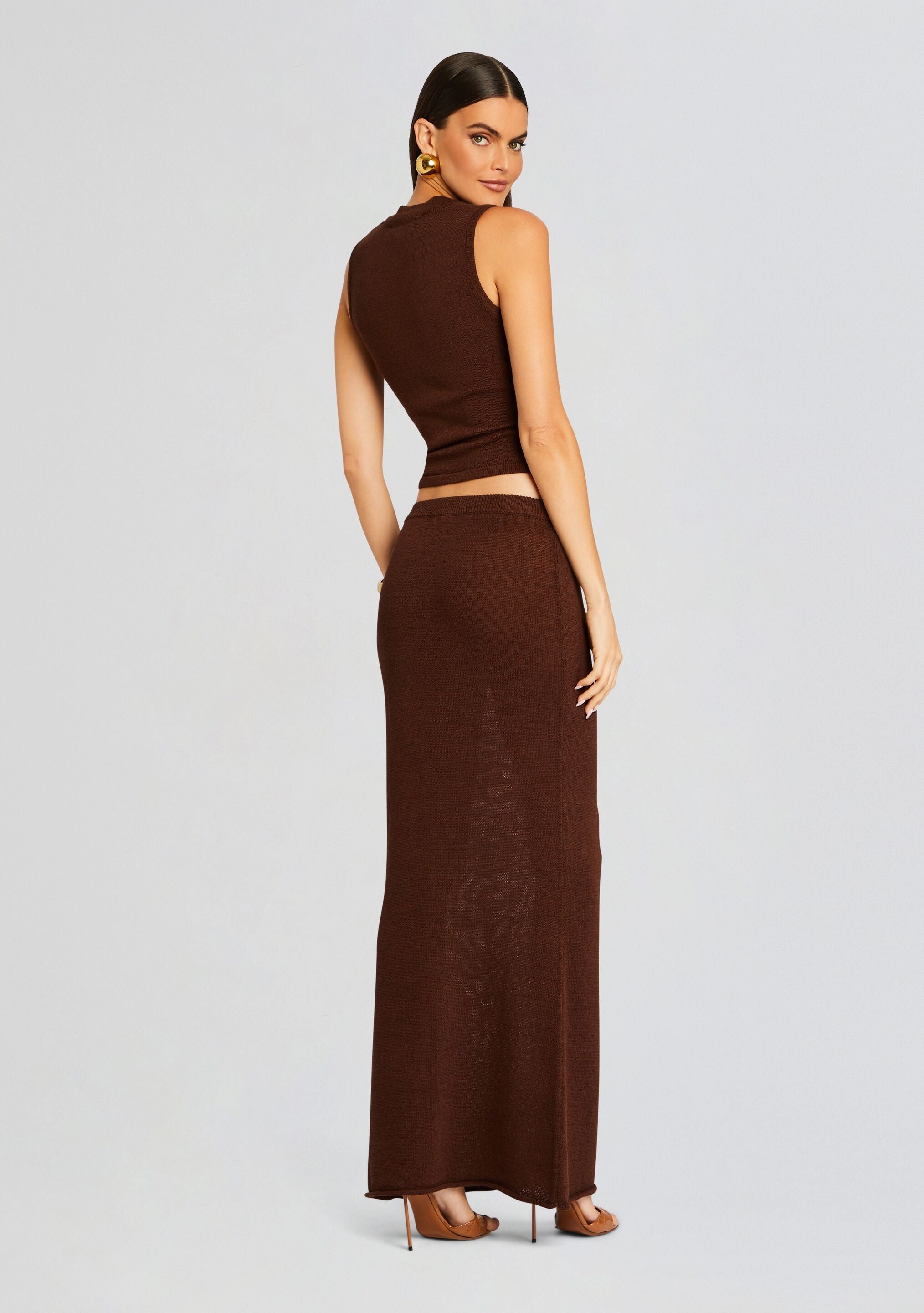 KORA KNIT MAXI SKIRT - 4