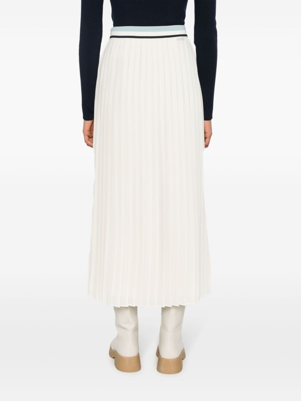 pleated midi skirt - 4