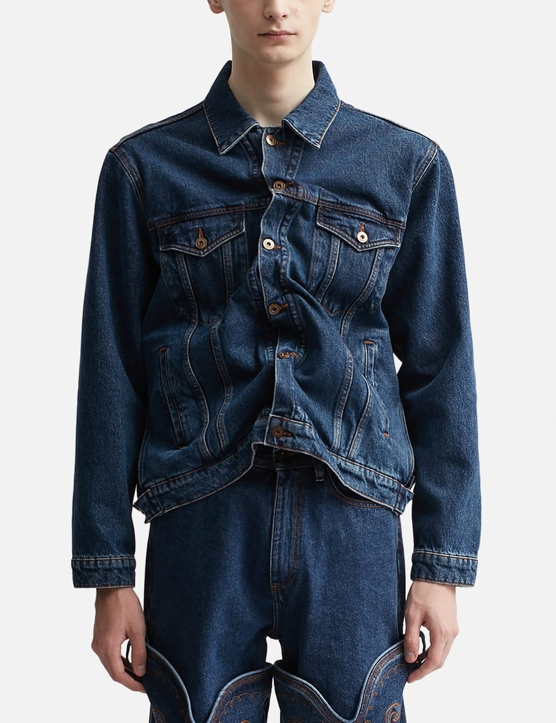 Y/Project – Classic Wire Denim Jacket Navy 3