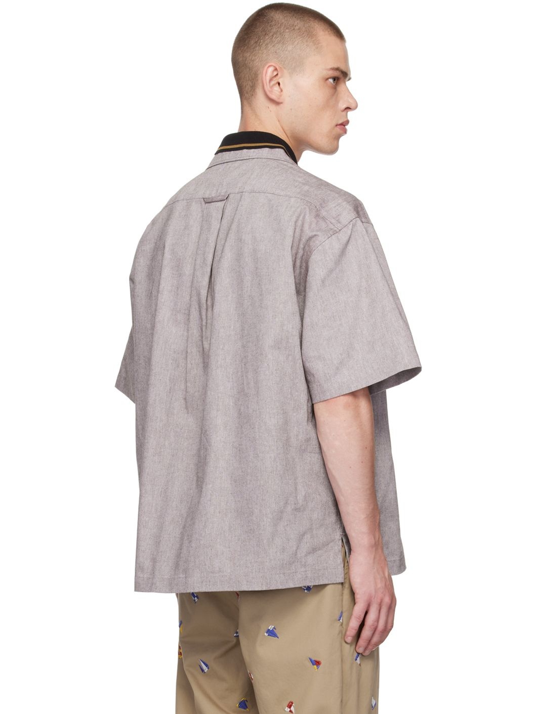 Brown Layered Shirt - 3