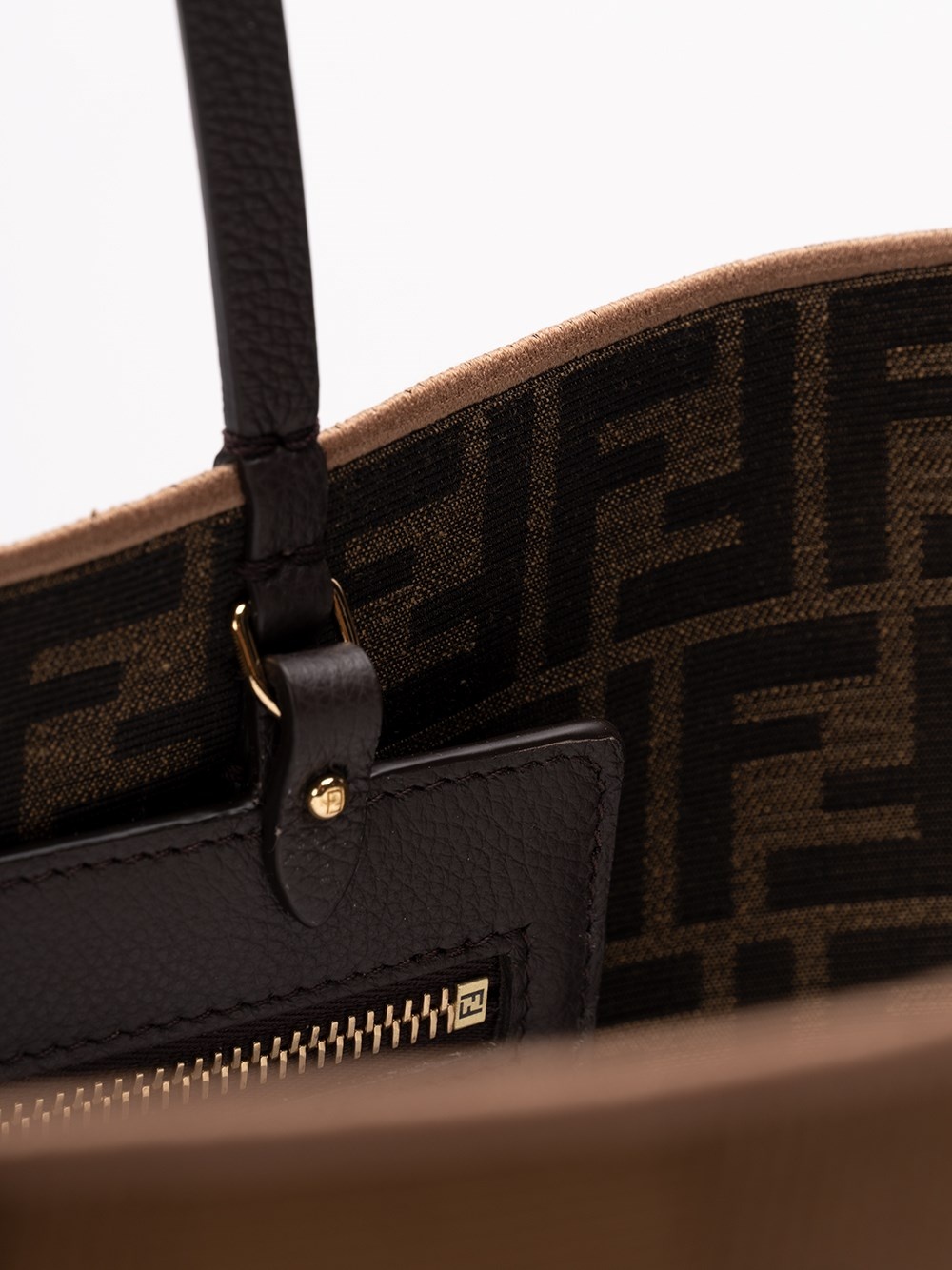 FENDI `Roll` Large Shopper Bag | spinnaker | REVERSIBLE