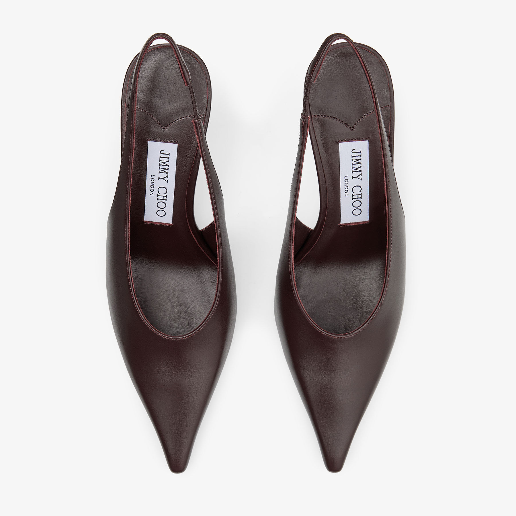 Isa 80
Deep Merlot Calf Leather Pumps - 4