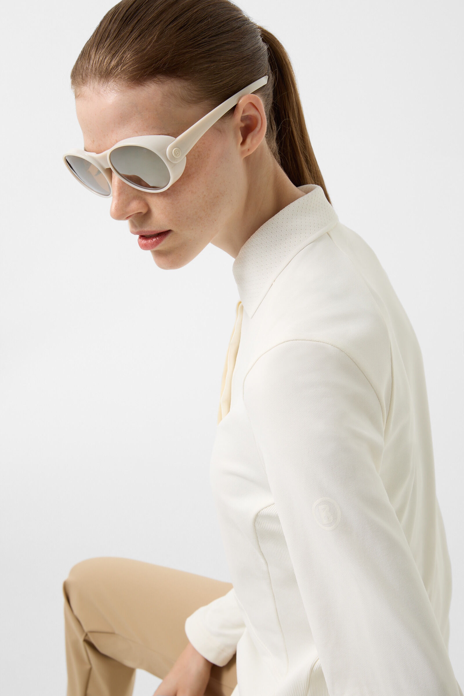 Gisella Functional polo shirt in Off-white - 5