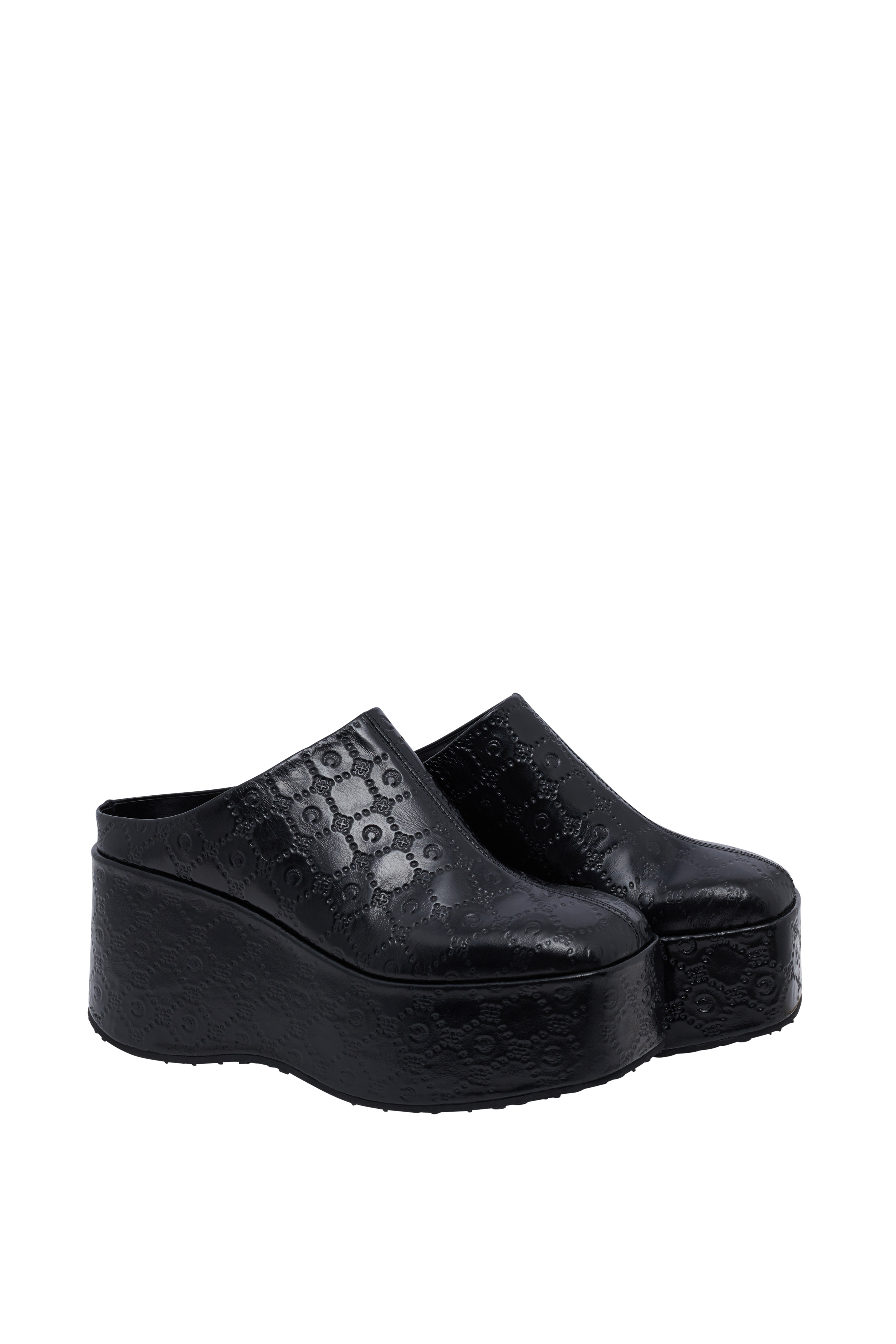 Moonogram Embossed Leather Ms Clog - 5