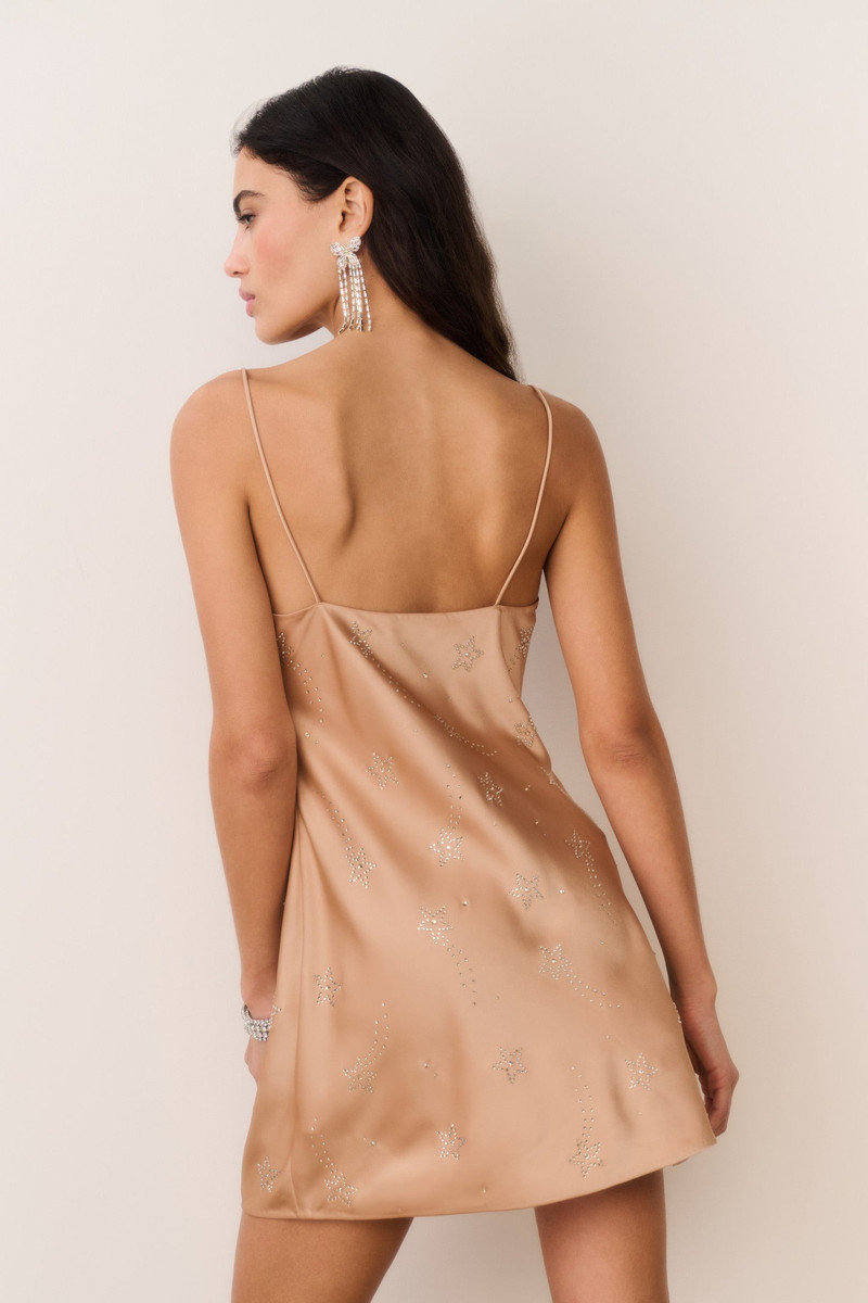 Kalora Celestial Crystal Satin Mini Dress 6