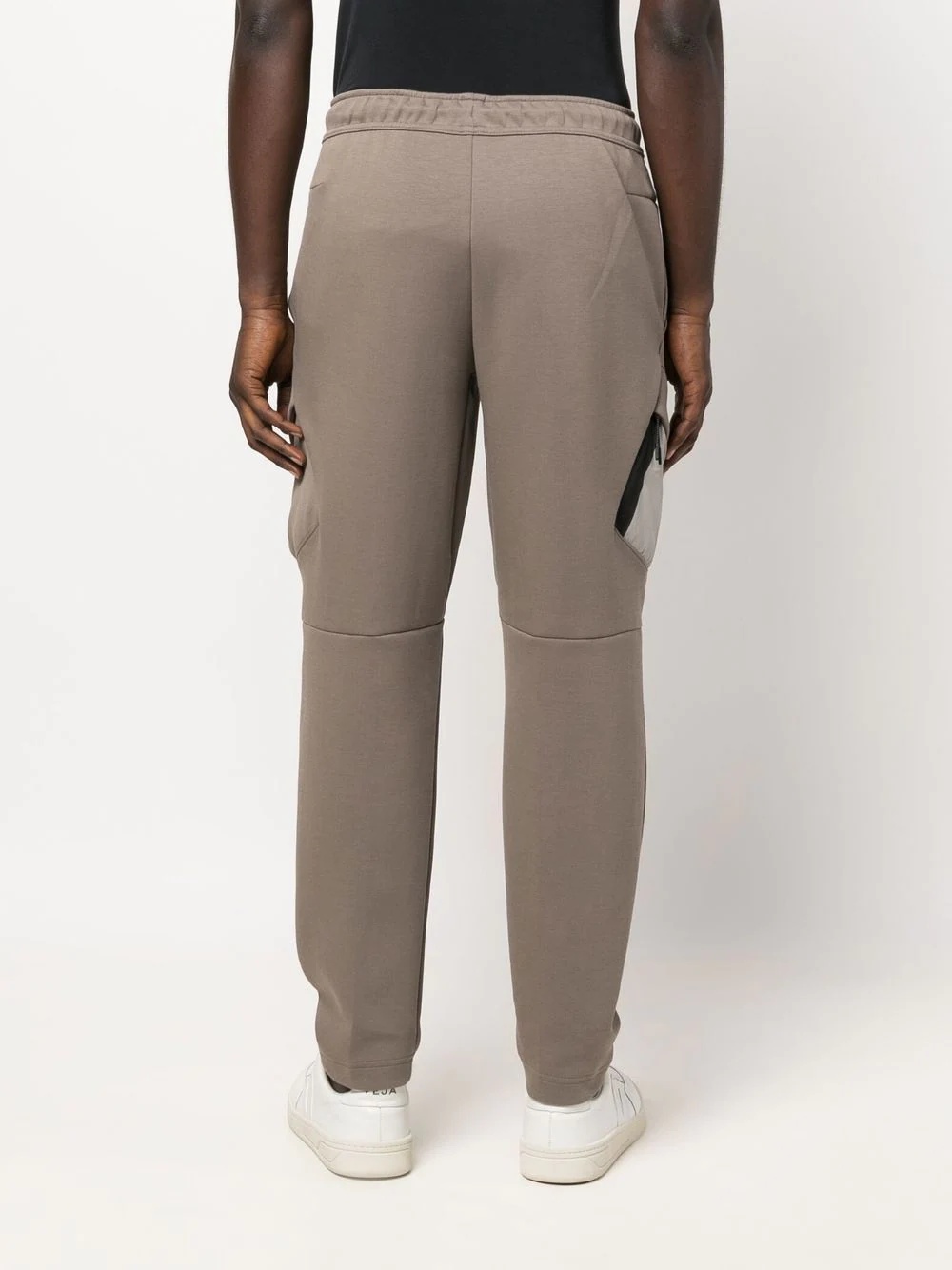 cargo-pocket tapered trousers - 4