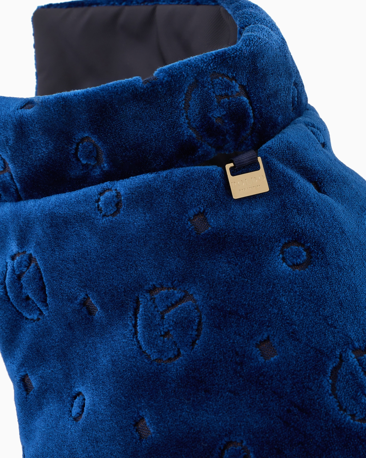 POLDO X GIORGIO ARMANI COAT IN MONOGRAM JACQUARD VELVET - 6