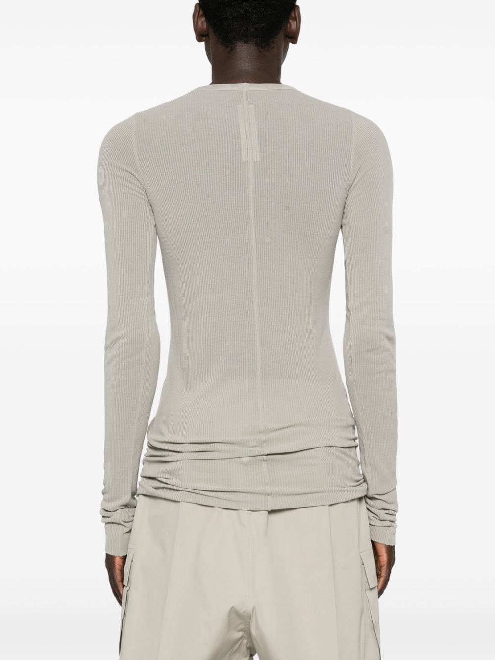ribbed long-sleeves T-shirt - 4