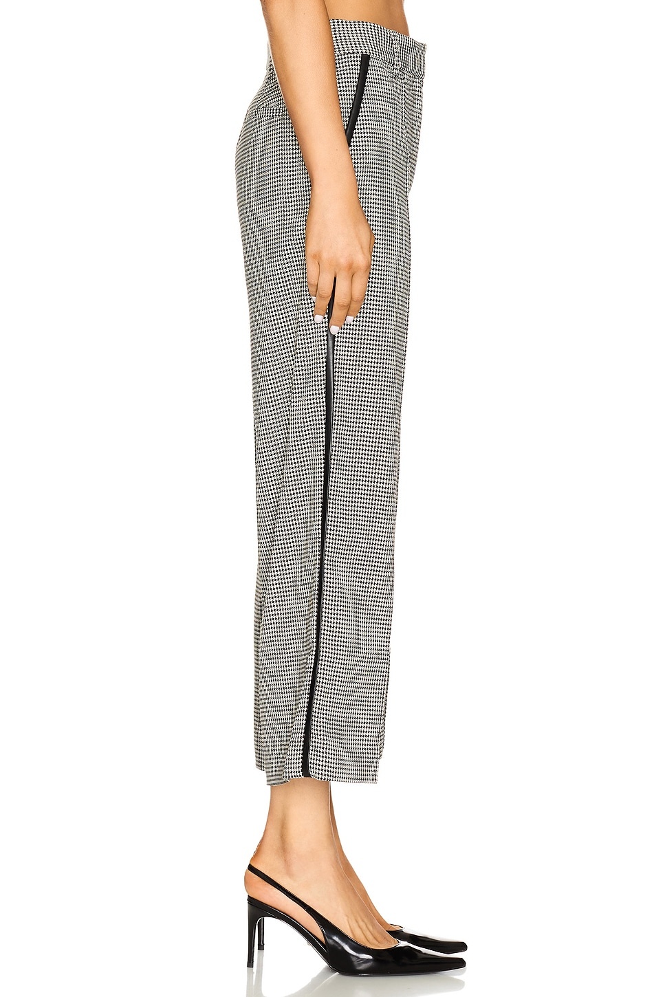 Miki Cropped Button Hem Pant - 4