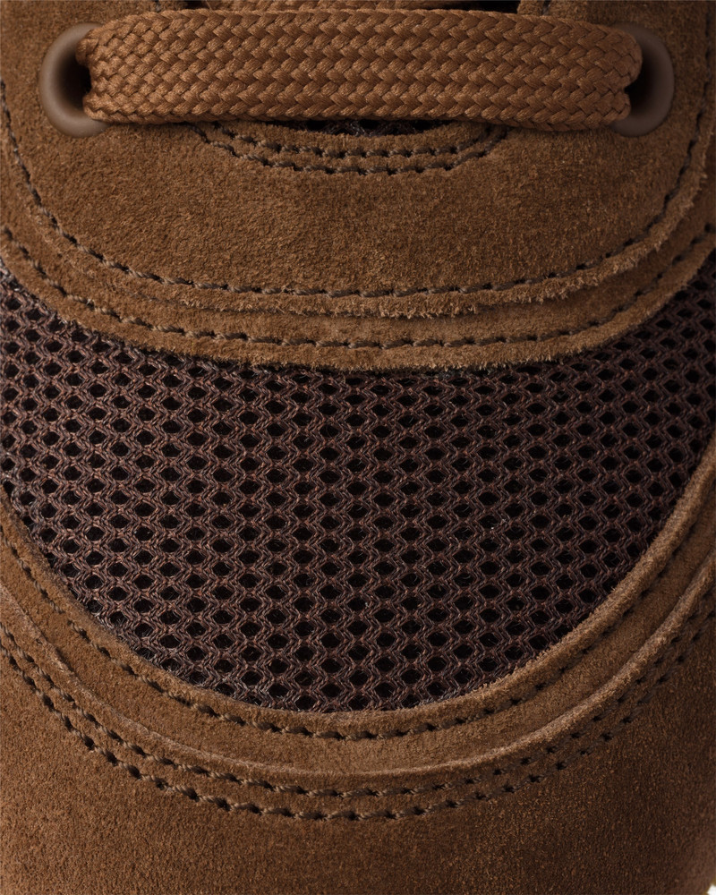 Trail mesh fabric and suede mules 5