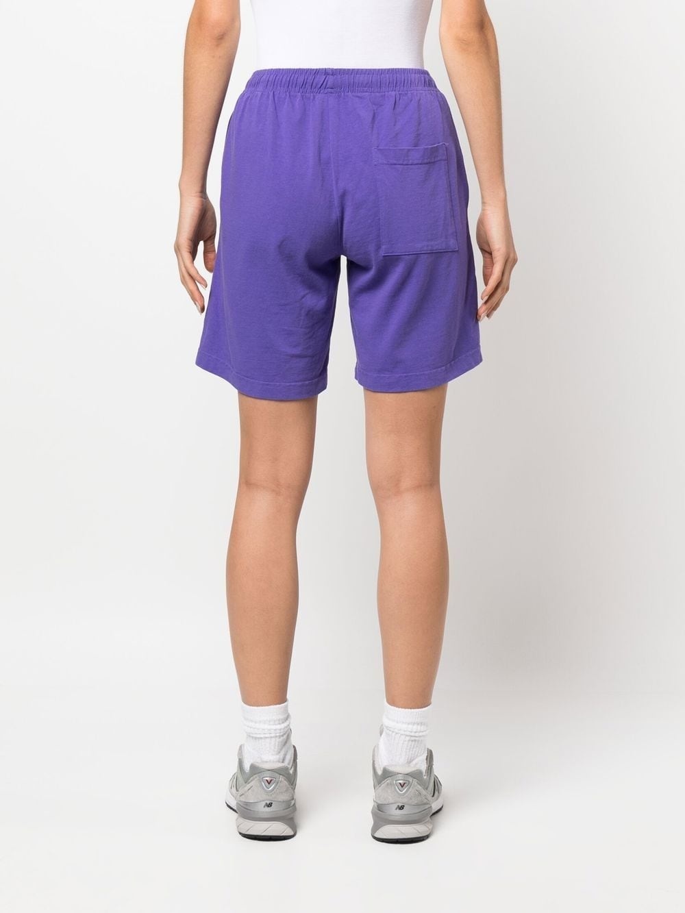 logo-print shorts - 4