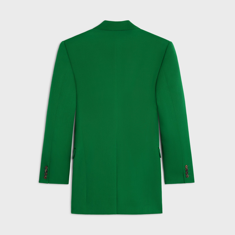 CELINE colonne jacket IN DIAGONAL WOOL outlook