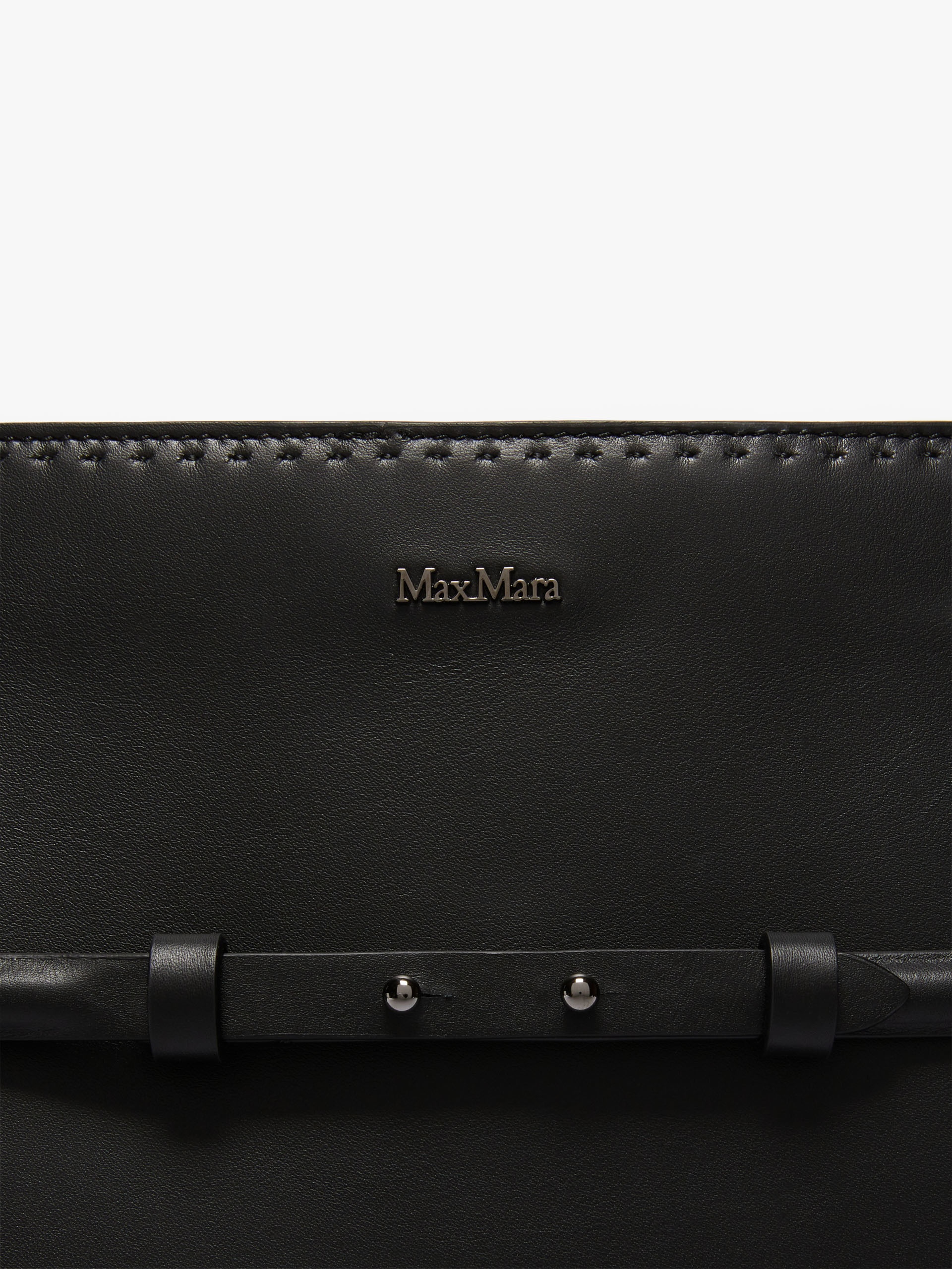 ARCHETIPO5 Leather Archetipo clutch with wristband - 6