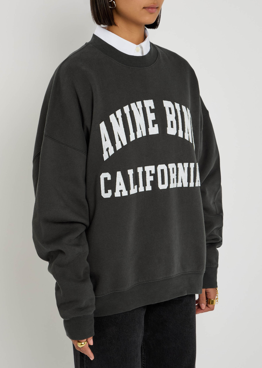 Anine Bing Miles Logo Cotton Sweatshirt - 2