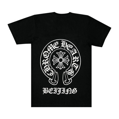 Chrome Hearts Chrome Hearts Beijing Exclusive Horseshoe Logo Pocket T-Shirt 'Black' outlook