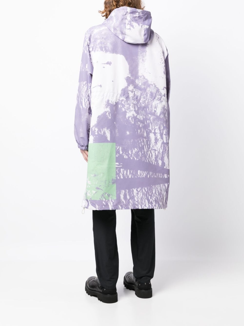 Biv abstract-print parka - 4