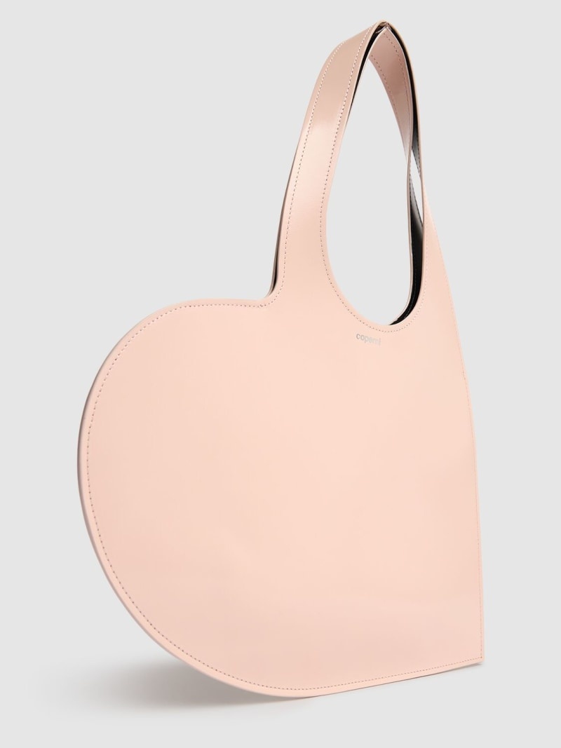 Mini heart leather shoulder bag - 2