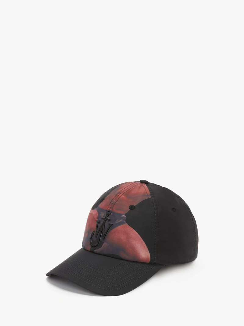 JW Anderson PRINTED BASEBALL CAP WITH ANCHOR LOGO outlook