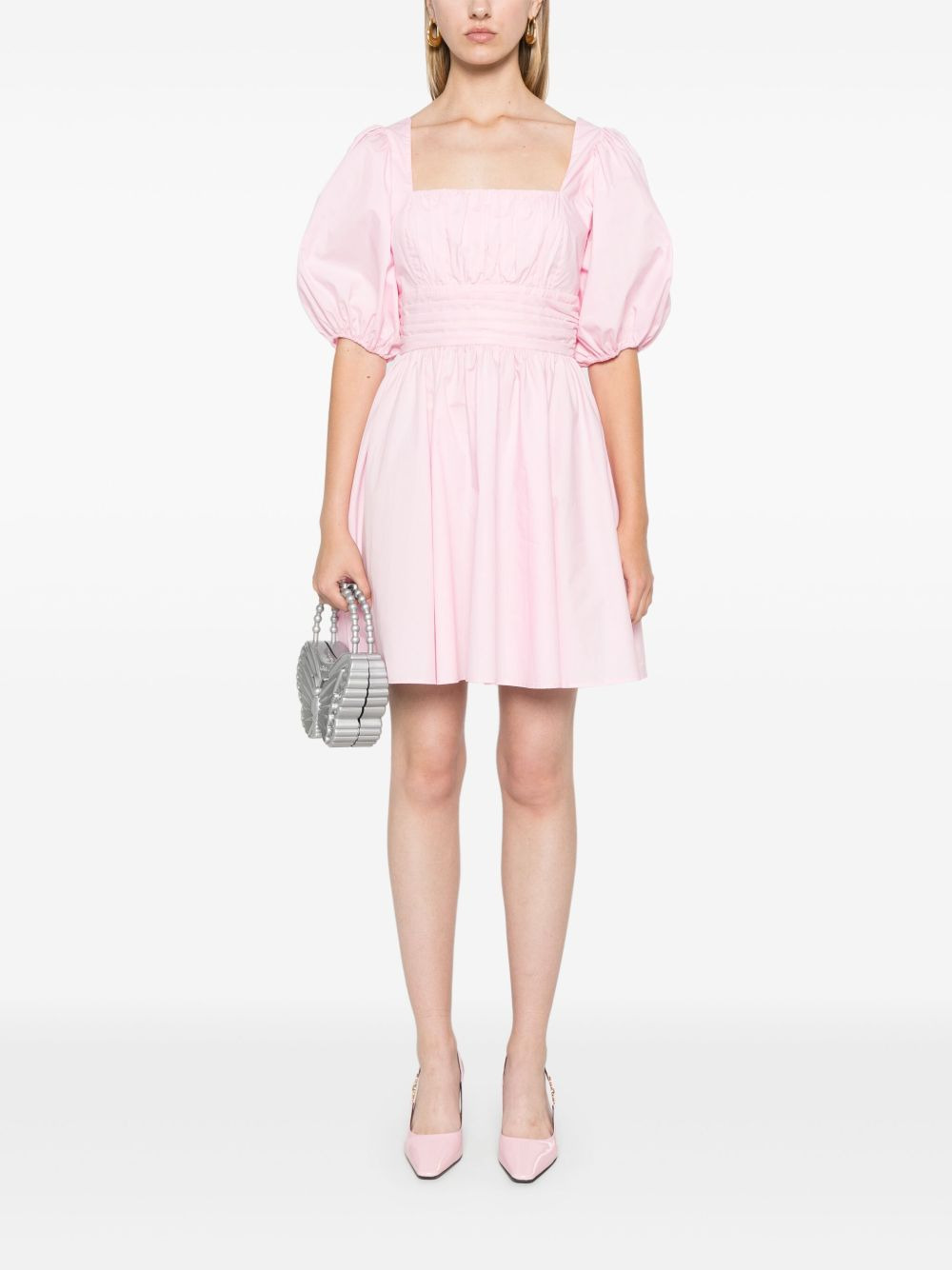 pleated mini dress - 2