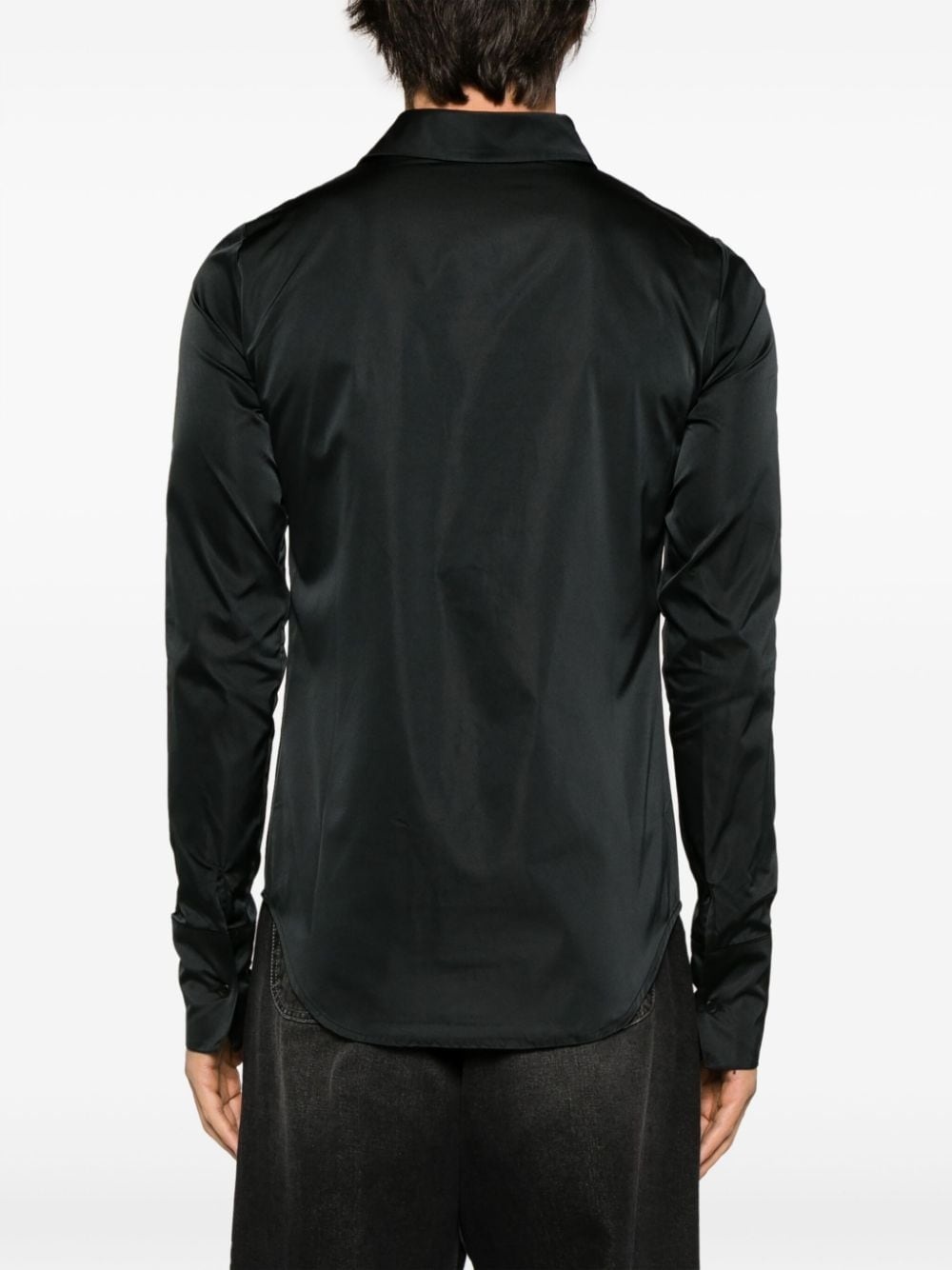 logo-patch shirt - 5