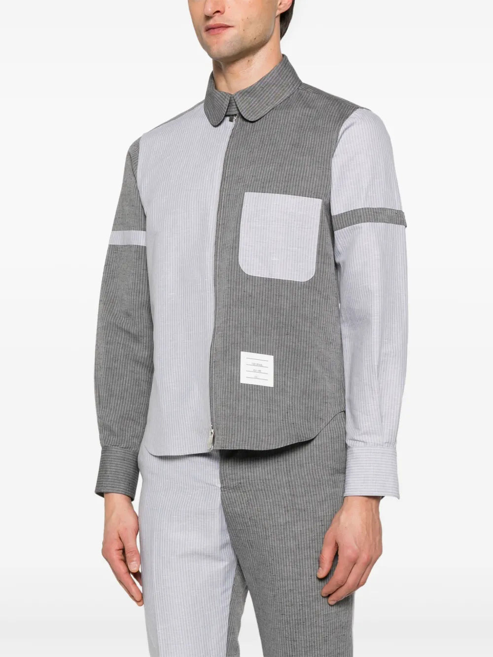 Tonal University Stripe Funmix Armband Shirt Men - 6