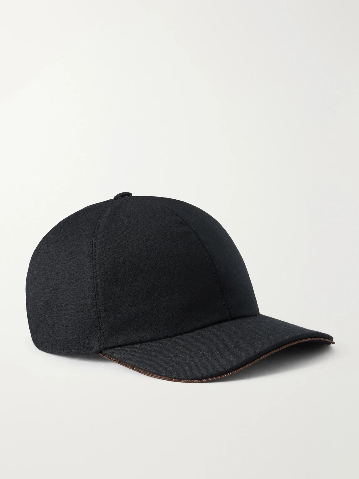 Logo-Appliquéd Wool Cap - 1