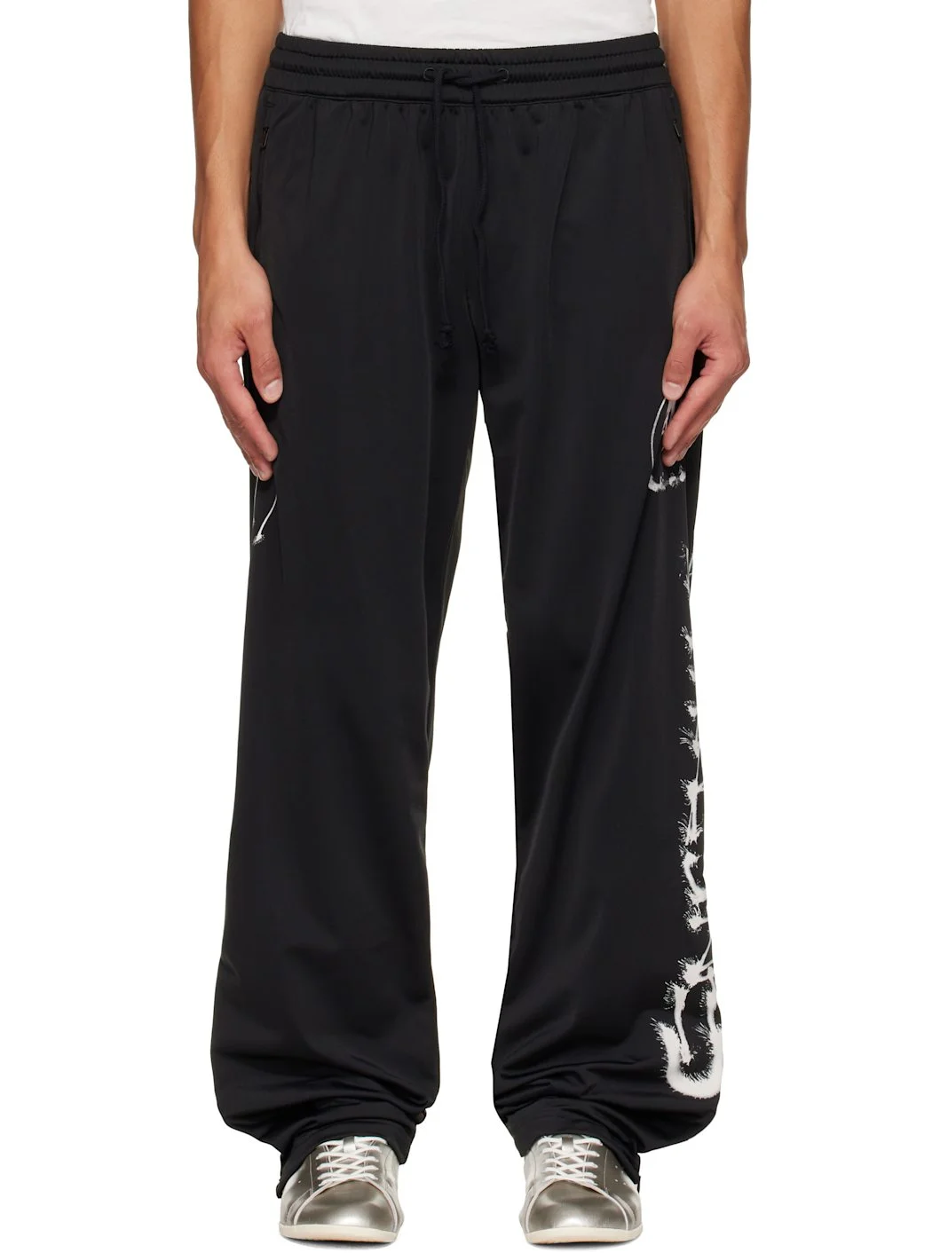 Black Chito Edition Graphic Track Pants - 1