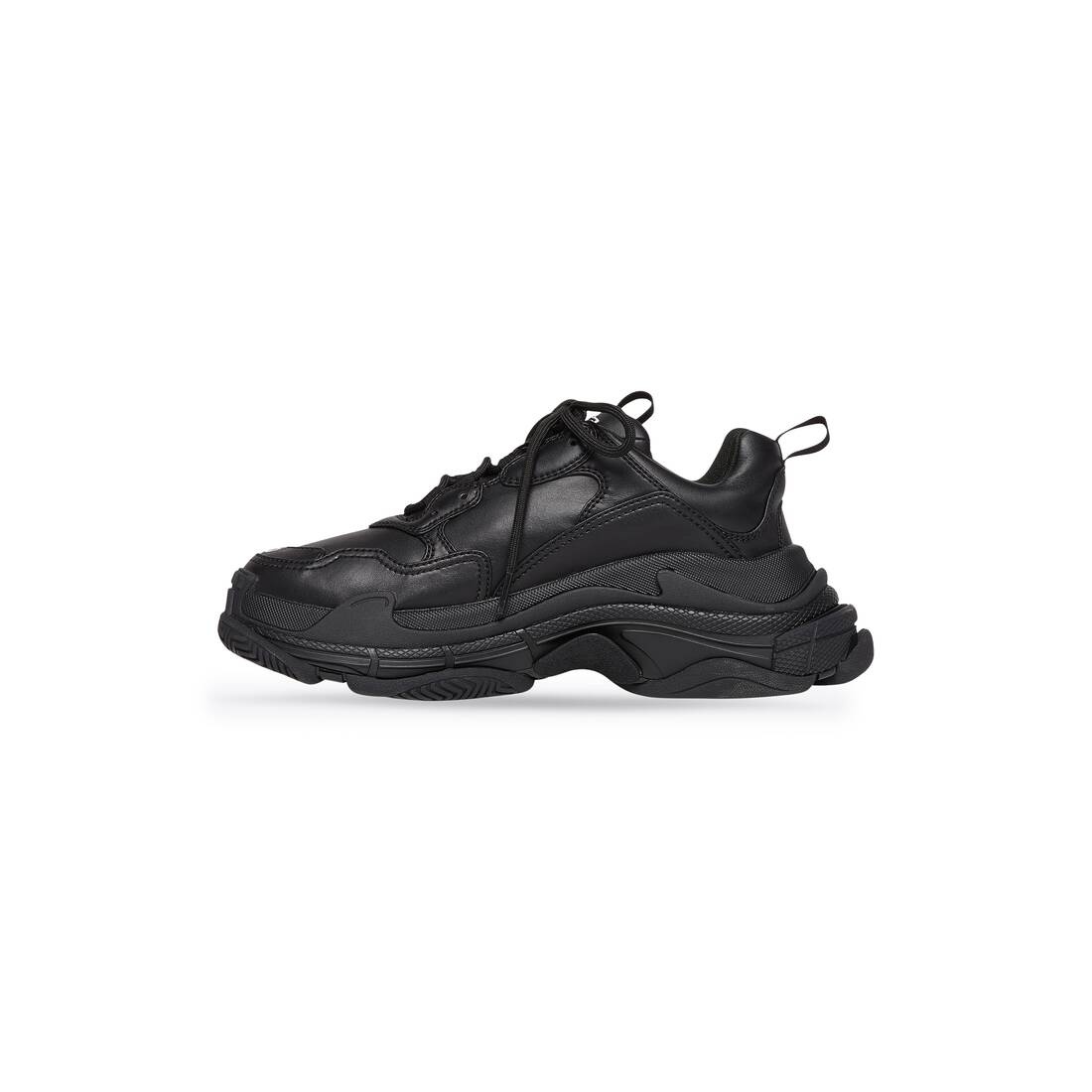 Men's Triple S Sneaker in Black - 4