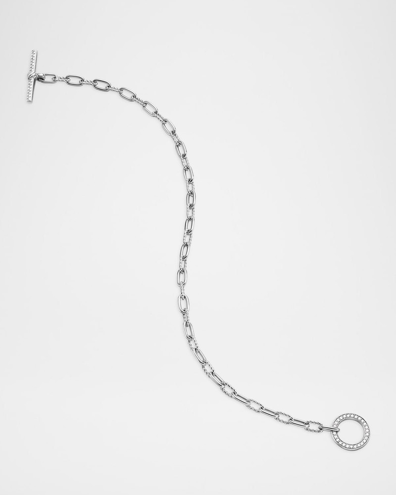 DAVID YURMAN 3mm DY Madison Toggle Bracelet in Silver outlook