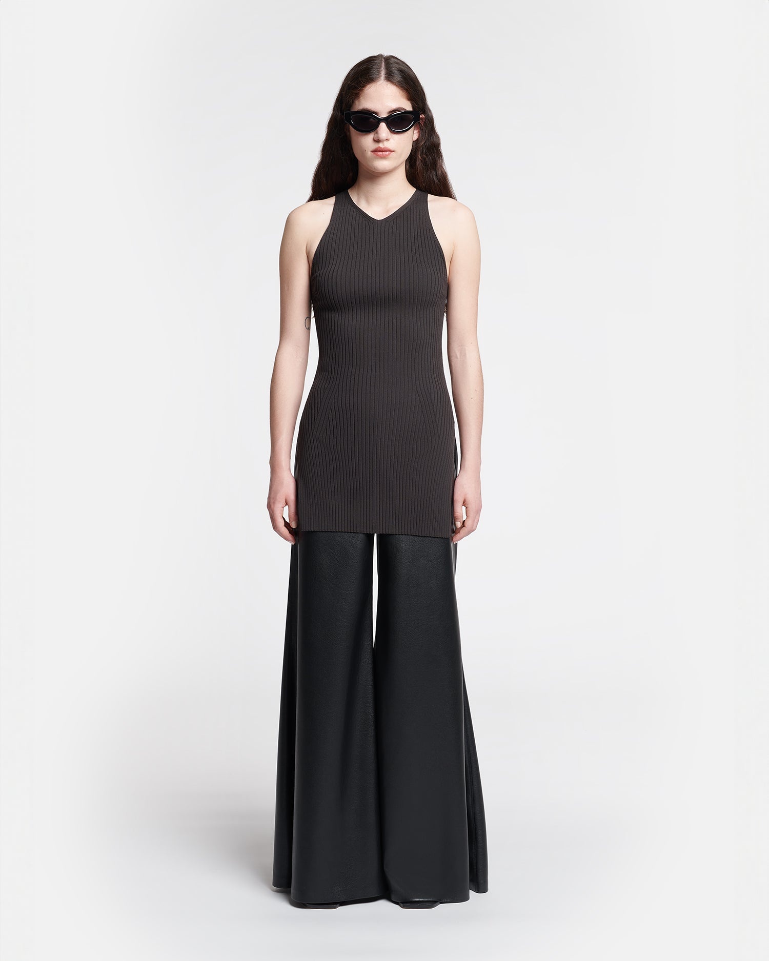 Flared Okobor™ Alt-Leather Pants - 5