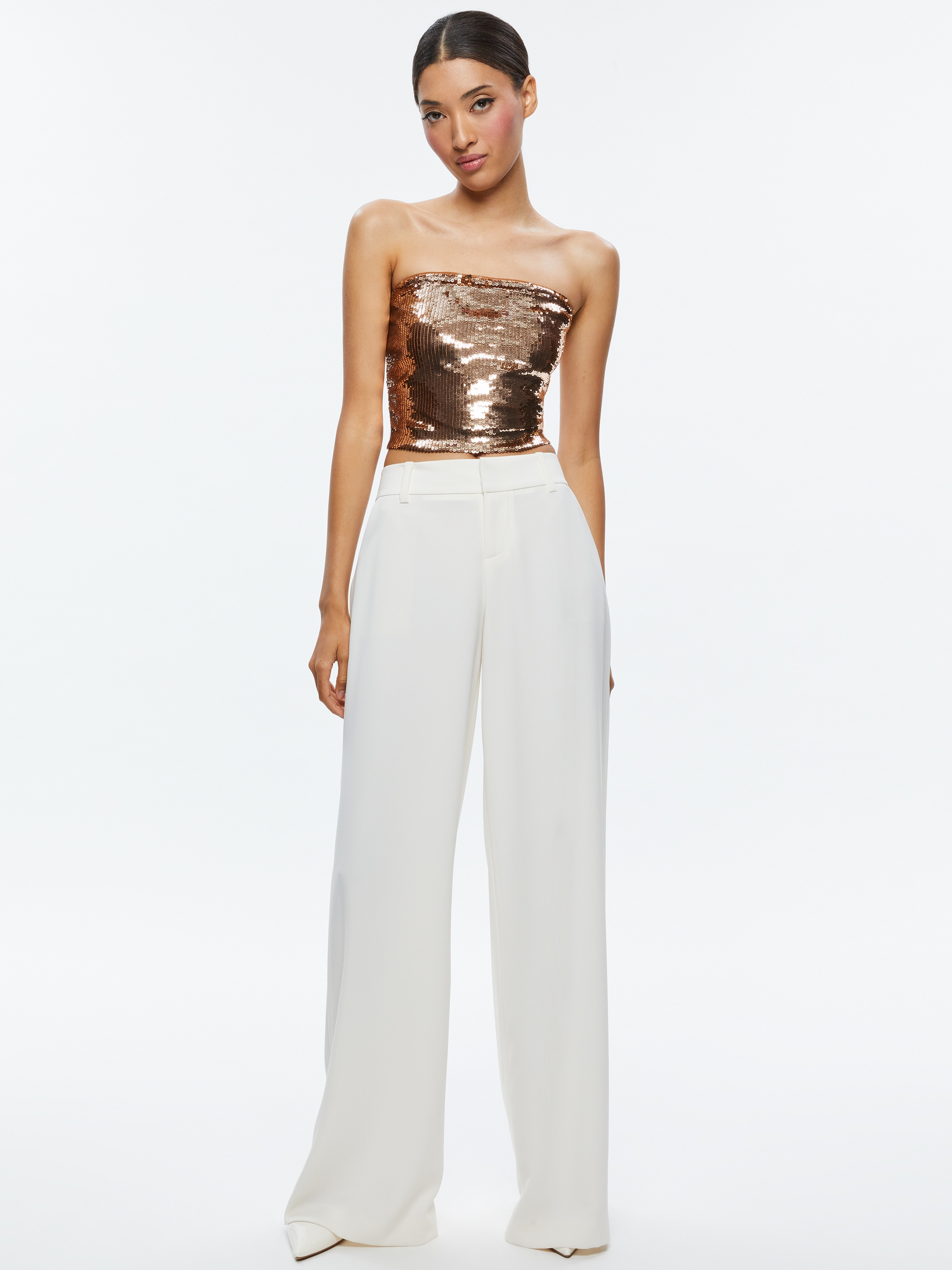 VIVI SEQUIN CROPPED TOP - 6