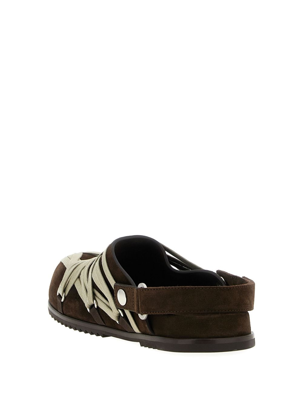 Megalace lace-up mules - 3