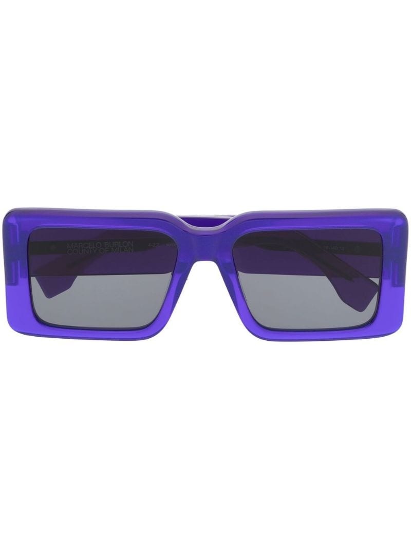 Maiten rectangular-frame sunglasses - 1