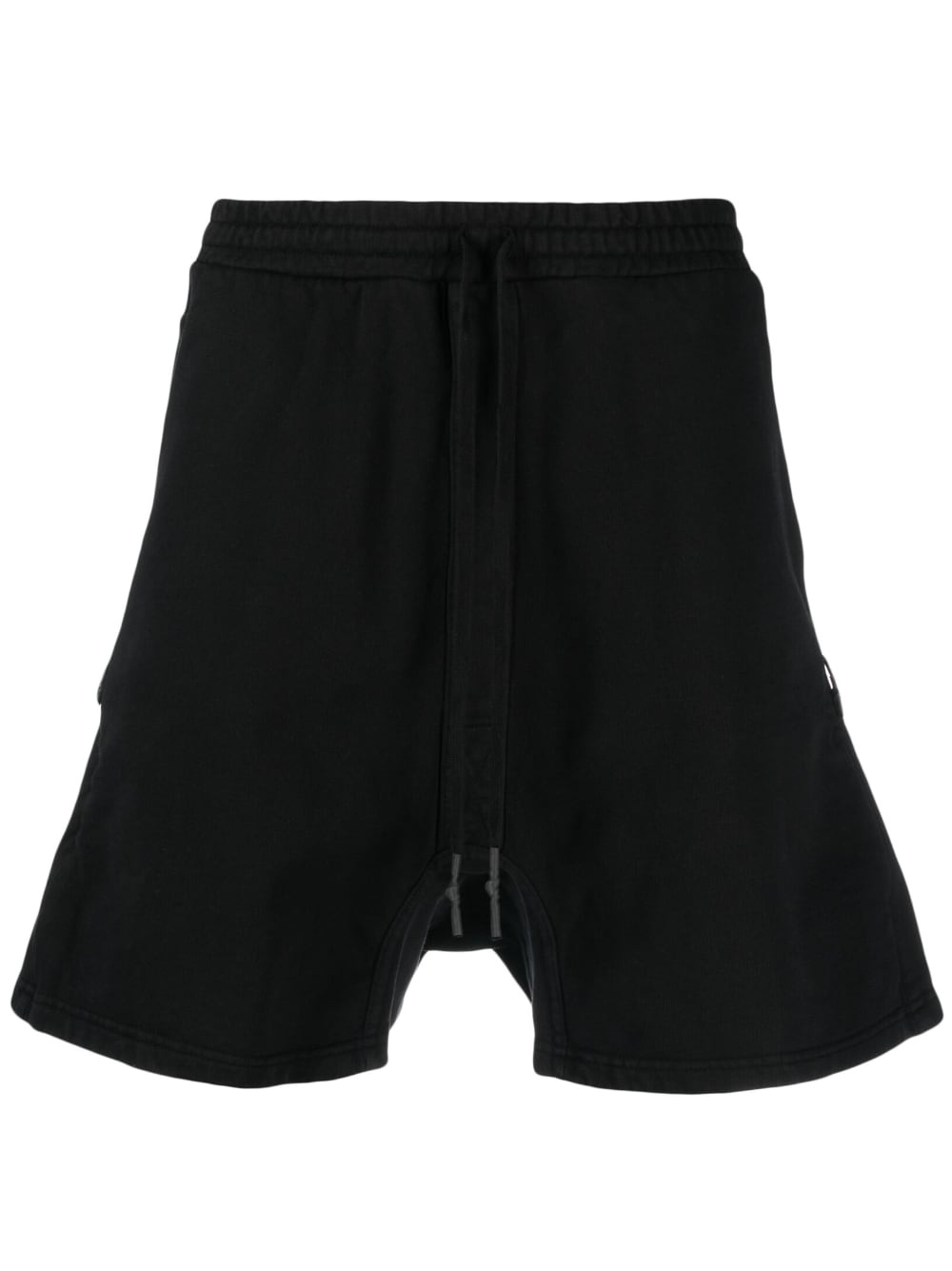 drawstring-waist cotton shorts - 1