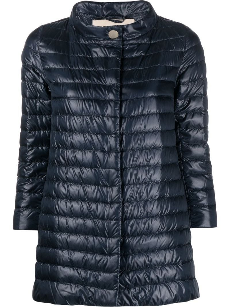 funnel neck padded jacket - 2