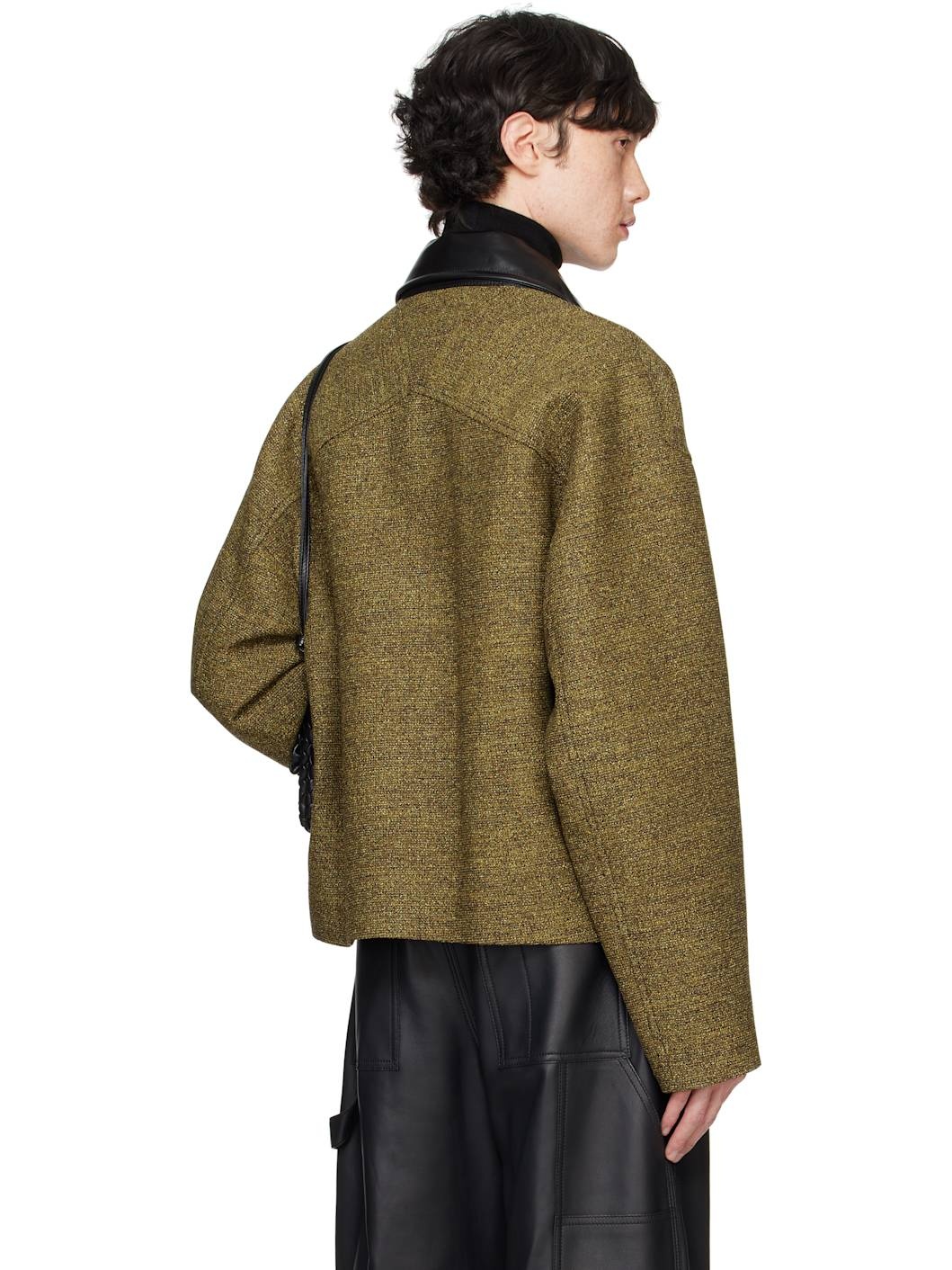 Beige Cotton Frise Jacket - 3