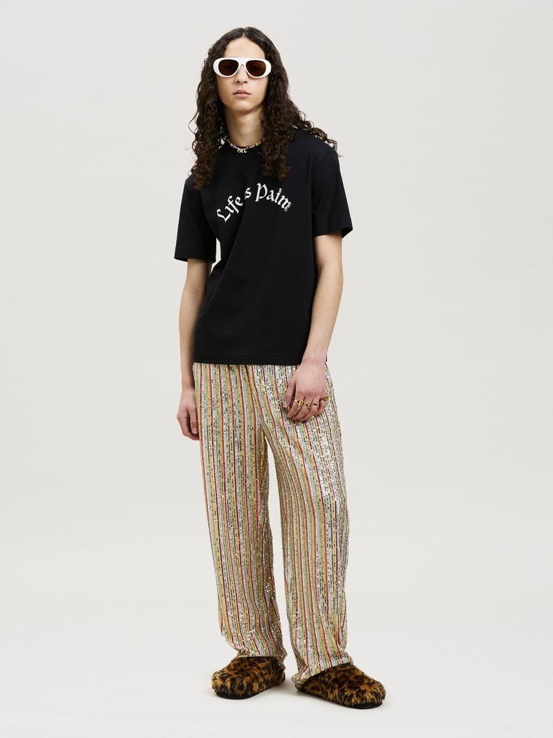 Palm Angels LIFE IS PALM FITTED TEE outlook