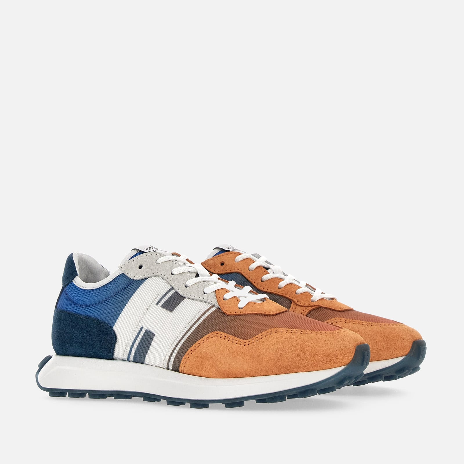 Sneakers Hogan H601 Blue Orange White - 2