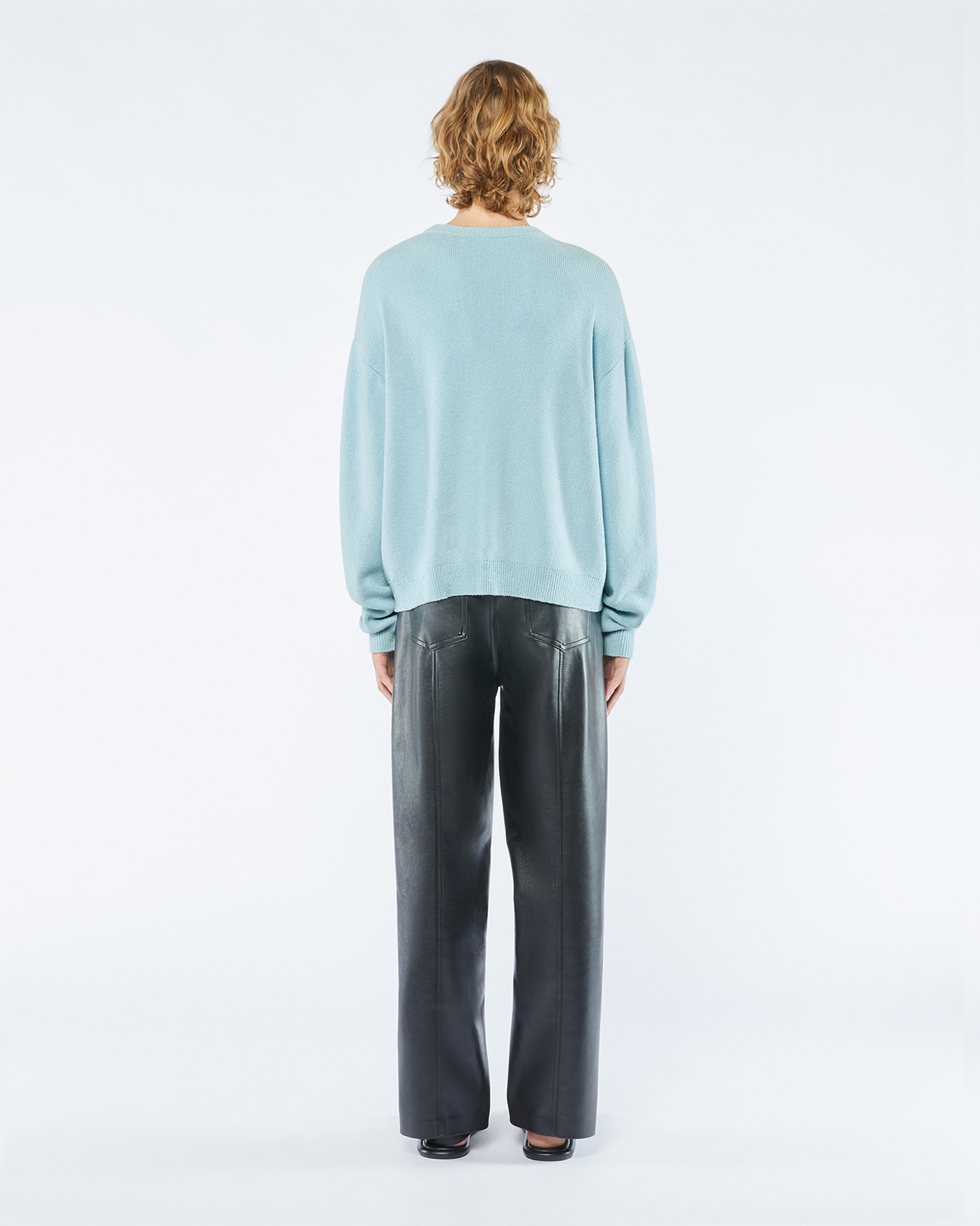 DASON - Terry-knit sweater - Sky - 3