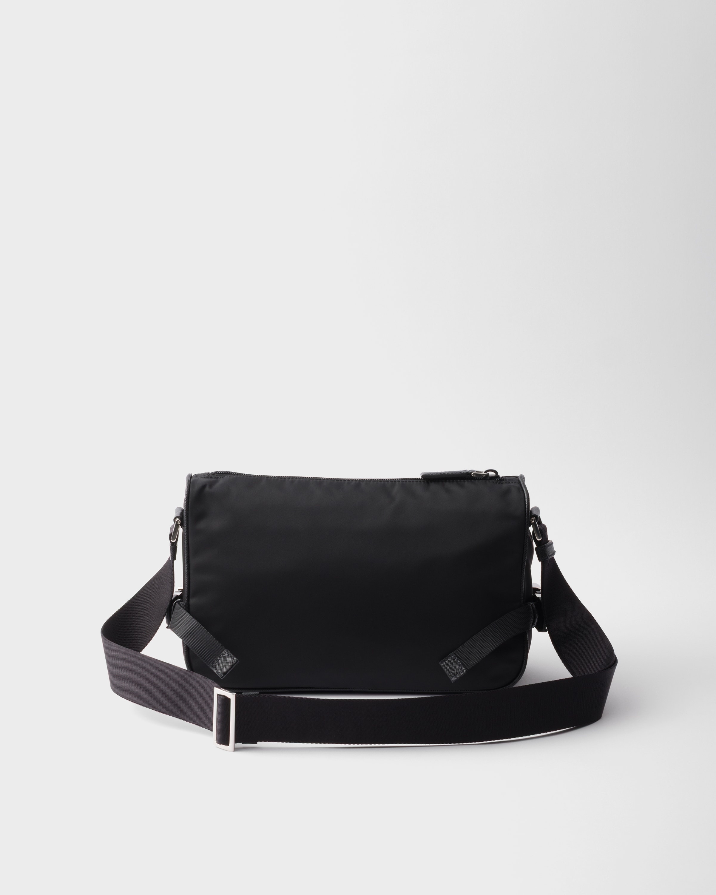 Medium Re-Nylon and Saffiano leather shoulder bag - 4