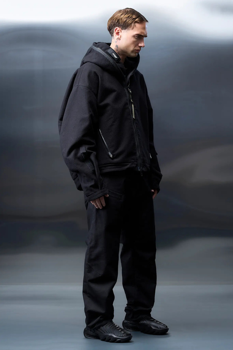 ACRONYM J79-KI Snorkel Hood Moleskin Jacket Black outlook