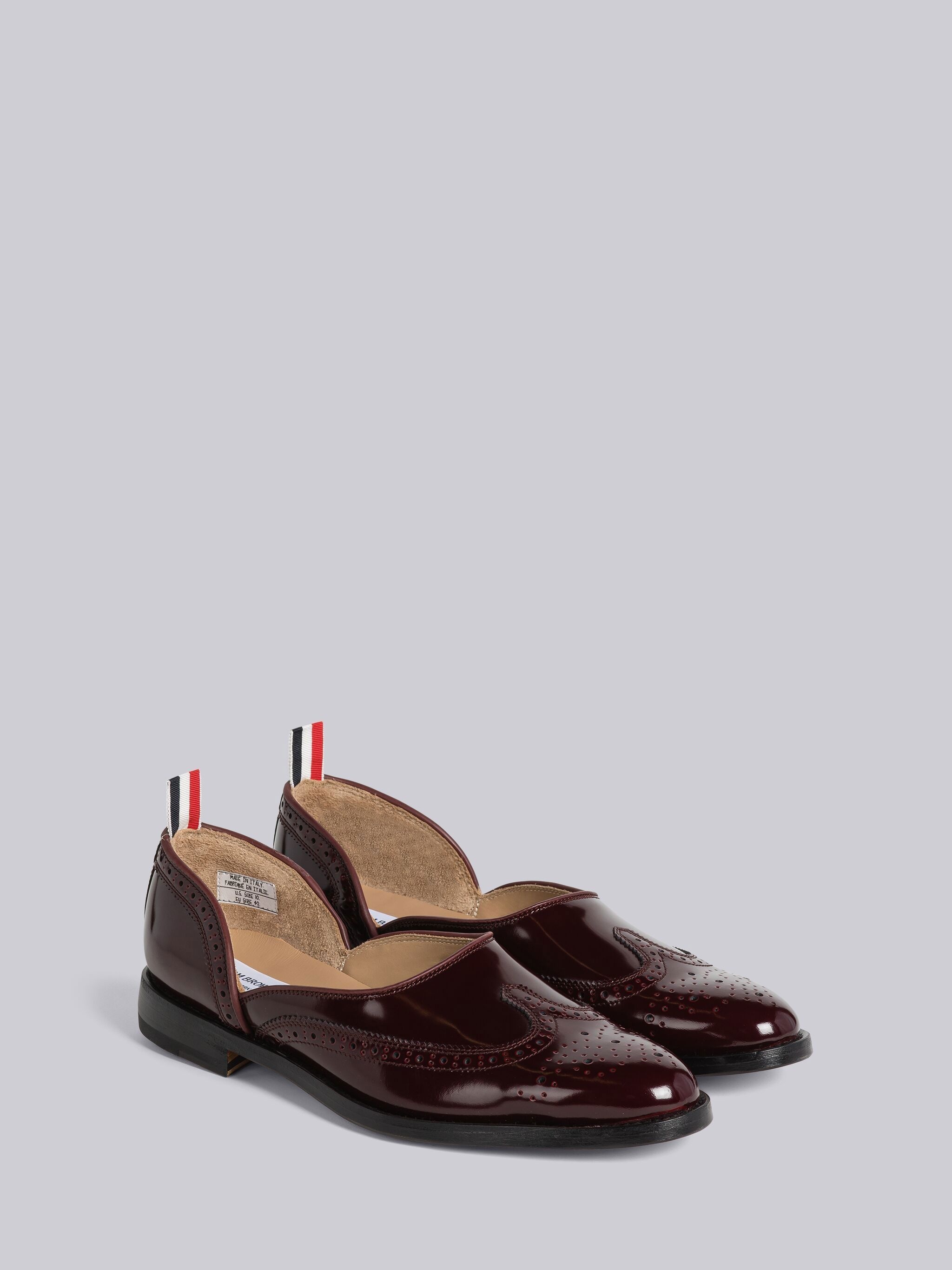 Vitello Calf Leather Wingtip D'orsay - 3
