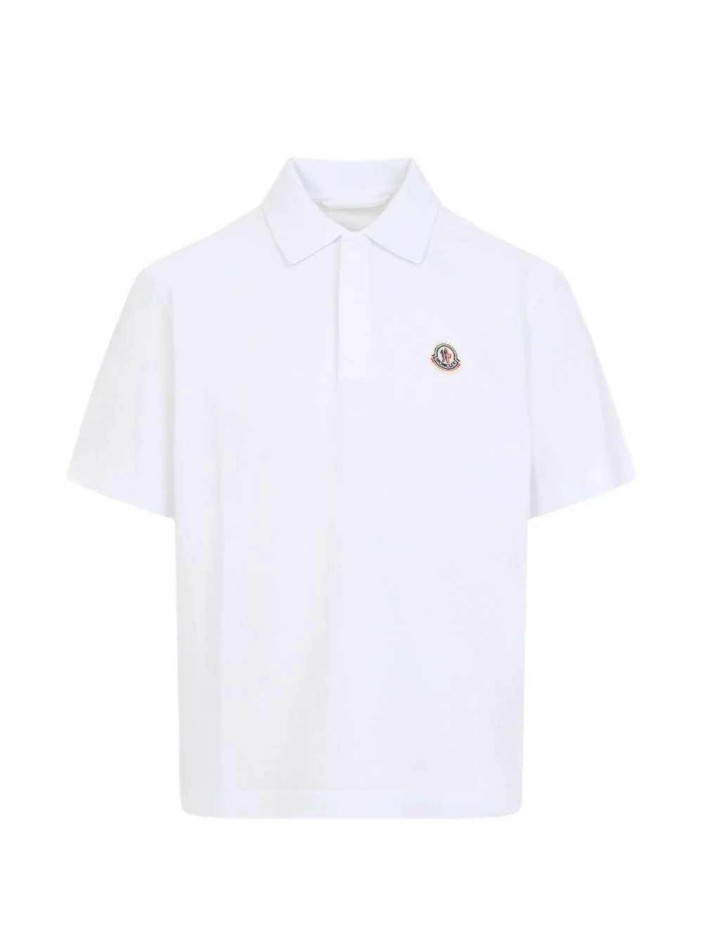 patch polo shirt - 1