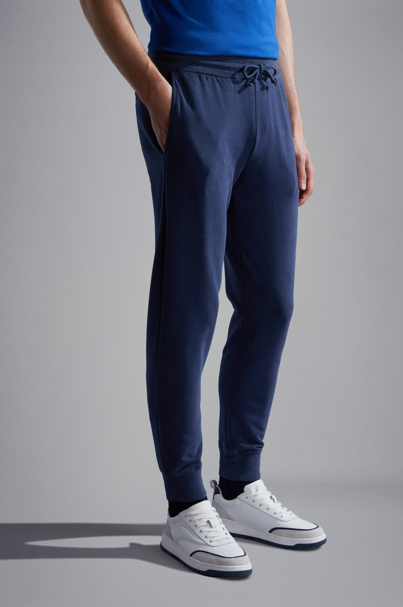 GARMENT DYED STRETCH COTTON JOGGERS 6